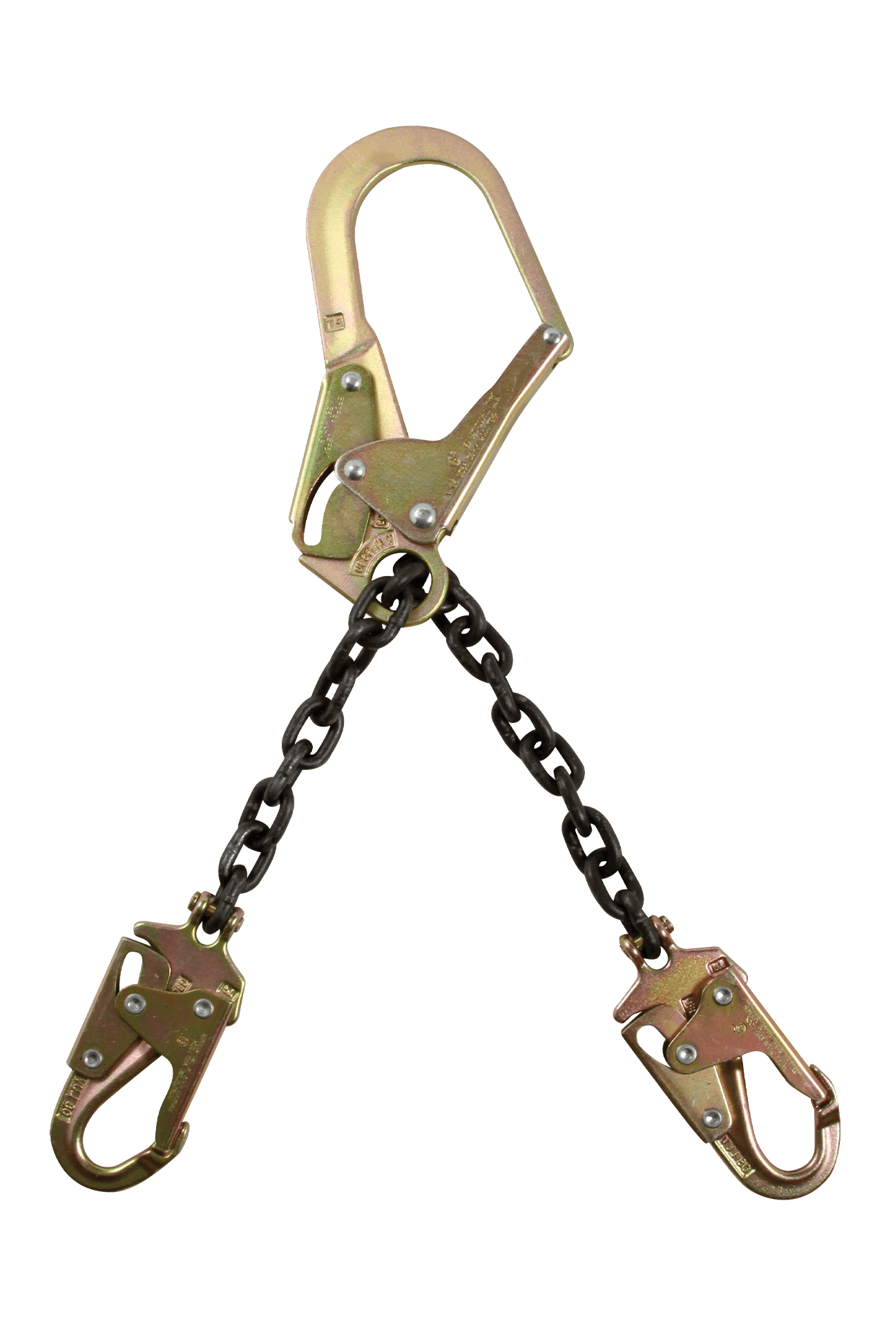 FallTech 21" Standard-duty Rebar Positioning Assembly with Chain and Steel non-Swivel Rebar Hook - 8250LT