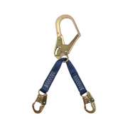 FallTech 24" Standard-duty Rebar Positioning Assembly with Jacketed Web and Steel non-Swivel Rebar Hook - 8250LTW