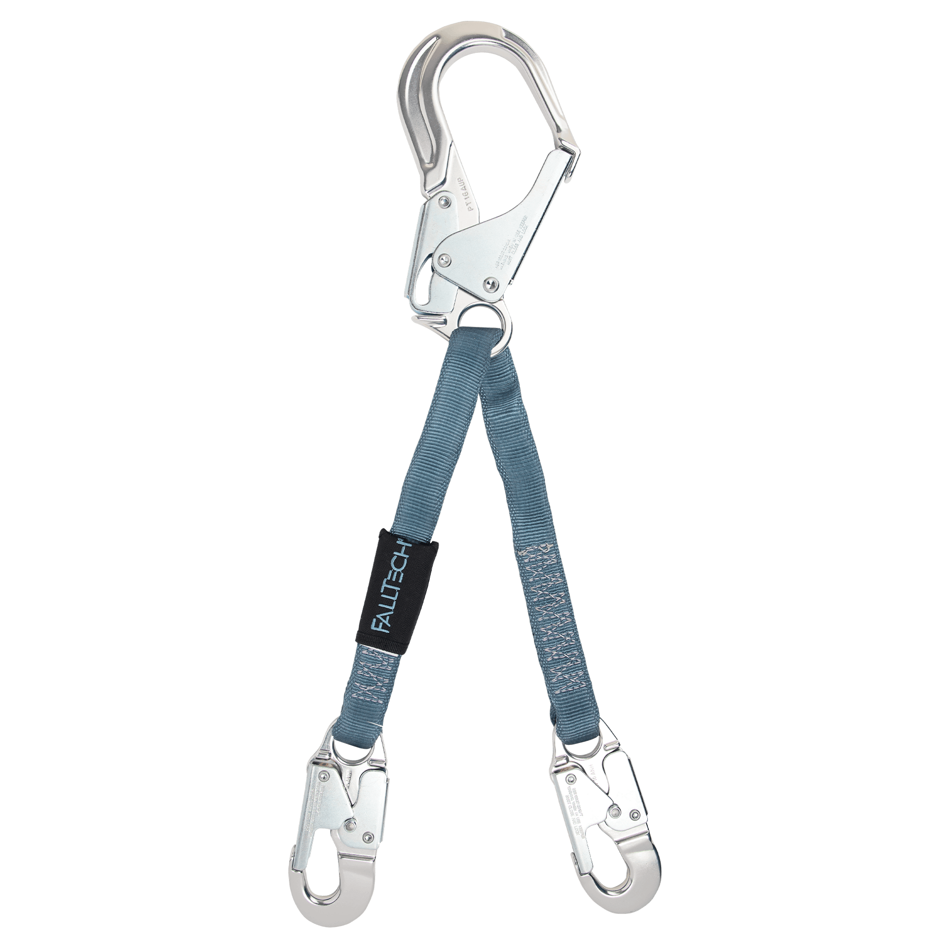 FallTech 24" Standard-duty Rebar Positioning Assembly with Jacketed Web and Aluminum non-Swivel Rebar Hook - 8250LTWA