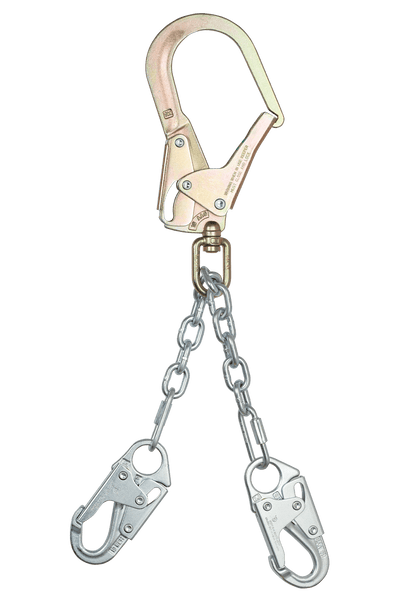 FallTech 23" Premium Rebar Positioning Assembly with GR 43 Chain with Swivel Rebar Hook - 8252