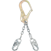 FallTech 21" Premium Rebar Positioning Assembly with GR 43 Chain with Non-Swivel Rebar Hook - 8252LT