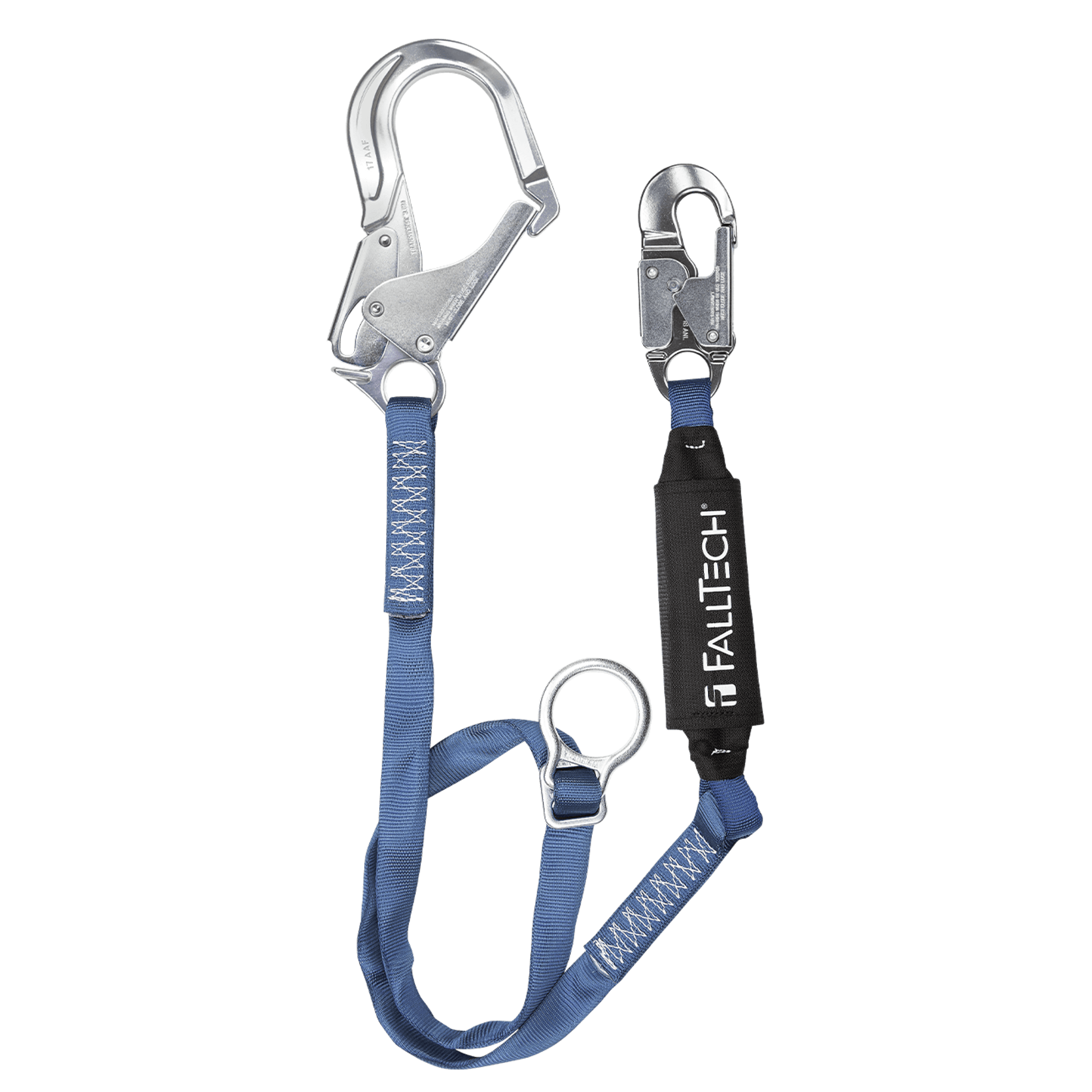 FallTech 6' ViewPack Tie-back Energy Absorbing Lanyard Single-leg with Aluminum Connectors - 825623A
