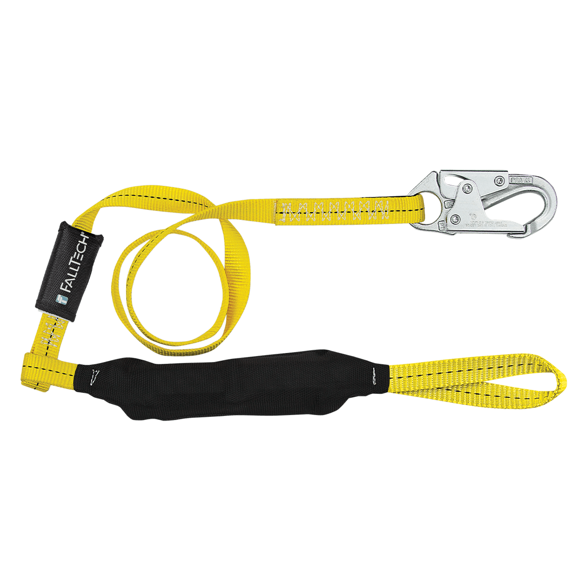FallTech 6' Soft Pack FT Basic Energy Absorbing Lanyard Single-leg with Choke-loop - 8256LTL