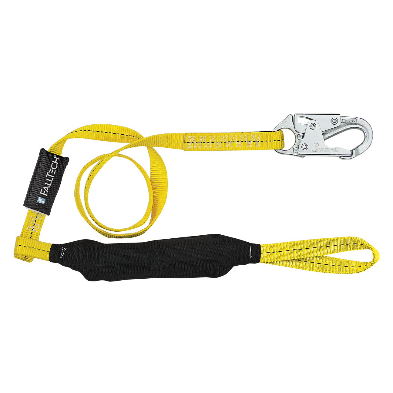 FallTech 6' Soft Pack FT Basic Energy Absorbing Lanyard Single-leg with Choke-loop - 8256LTL