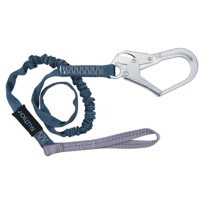 FallTech 6' Internal Energy Absorbing Lanyard Single-leg with Choke-loop with Steel Rebar Hook - 82593L