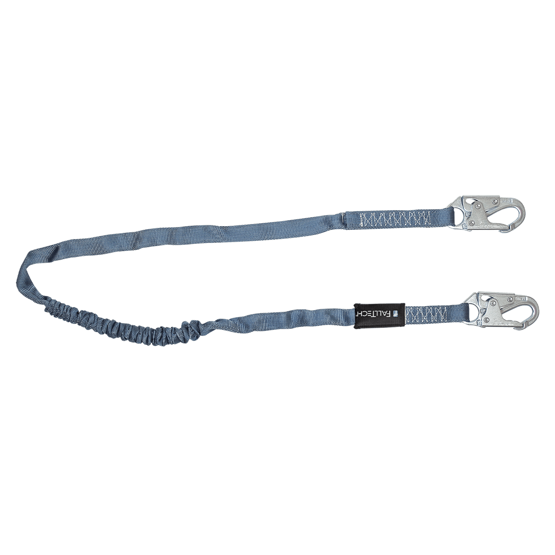 FallTech 6' Internal Energy Absorbing Lanyard Single-leg with Steel Snap Hooks - 8259