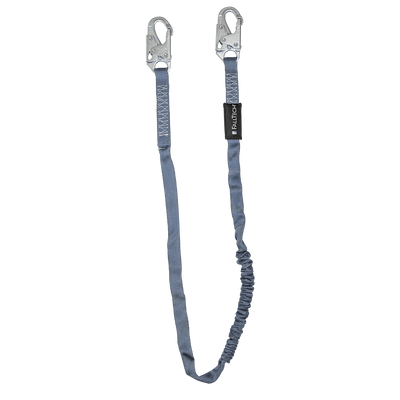 FallTech 6' Internal Energy Absorbing Lanyard Single-leg with Steel Snap Hooks - 8259