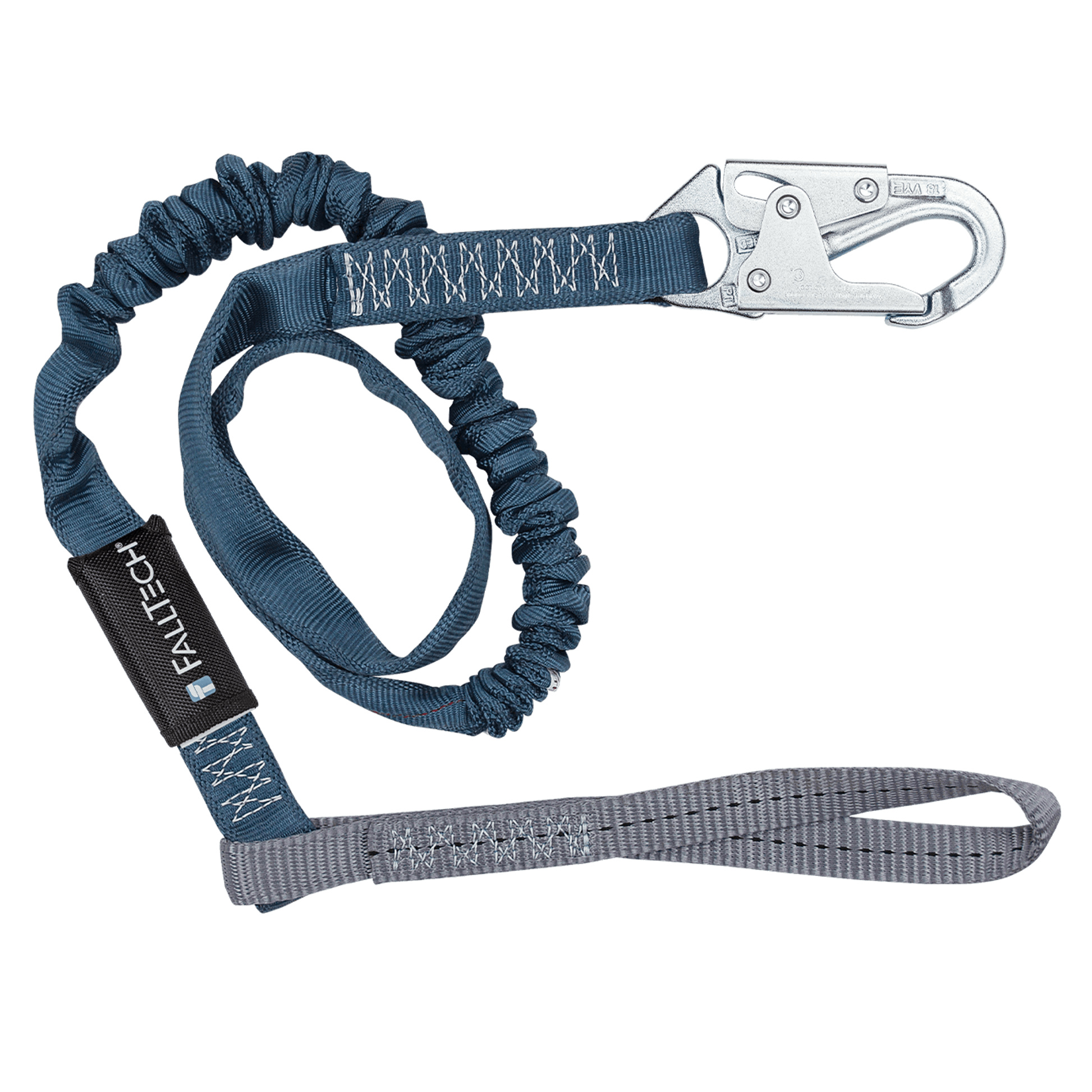 FallTech 6' Internal Energy Absorbing Lanyard Single-leg with Choke-loop with Steel Snap Hook - 8259L