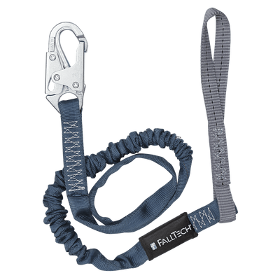FallTech 6' Internal Energy Absorbing Lanyard Single-leg with Choke-loop with Steel Snap Hook - 8259L
