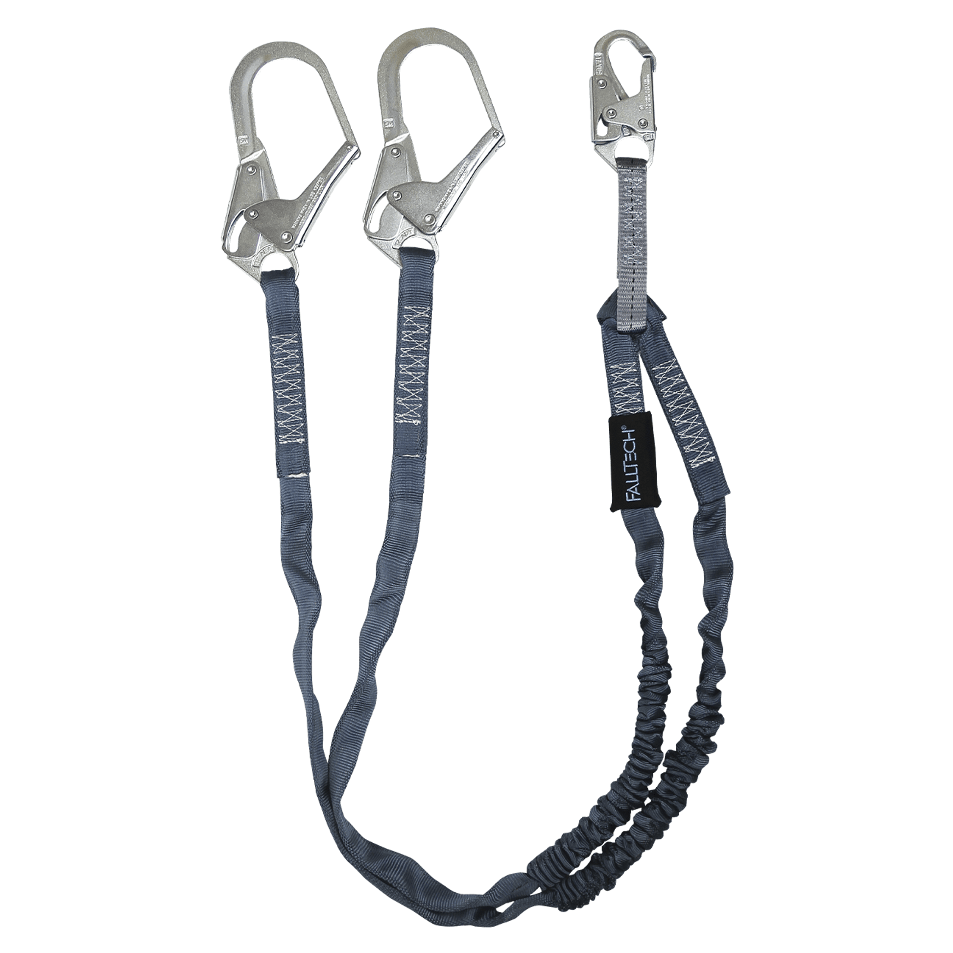FallTech 6' Internal Energy Absorbing Lanyard Double-leg with Steel Connectors - 8259Y3