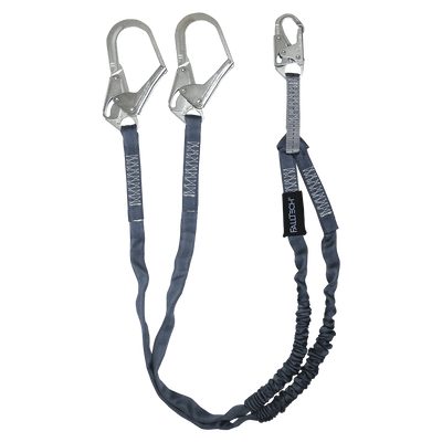 FallTech 6' Internal Energy Absorbing Lanyard Double-leg with Steel Connectors - 8259Y3