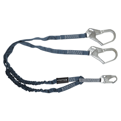 FallTech 6' Internal Energy Absorbing Lanyard Double-leg with Steel Connectors - 8259Y3