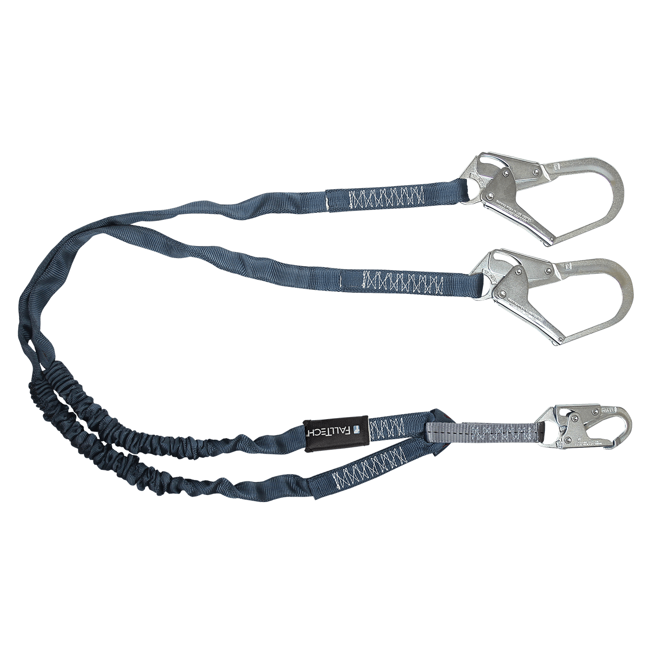FallTech 6' Internal Energy Absorbing Lanyard Double-leg with Steel Connectors - 8259Y3