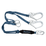 FallTech 6' ViewPack Tie-back Energy Absorbing Lanyard Double-leg with Steel Connectors - 8260732D