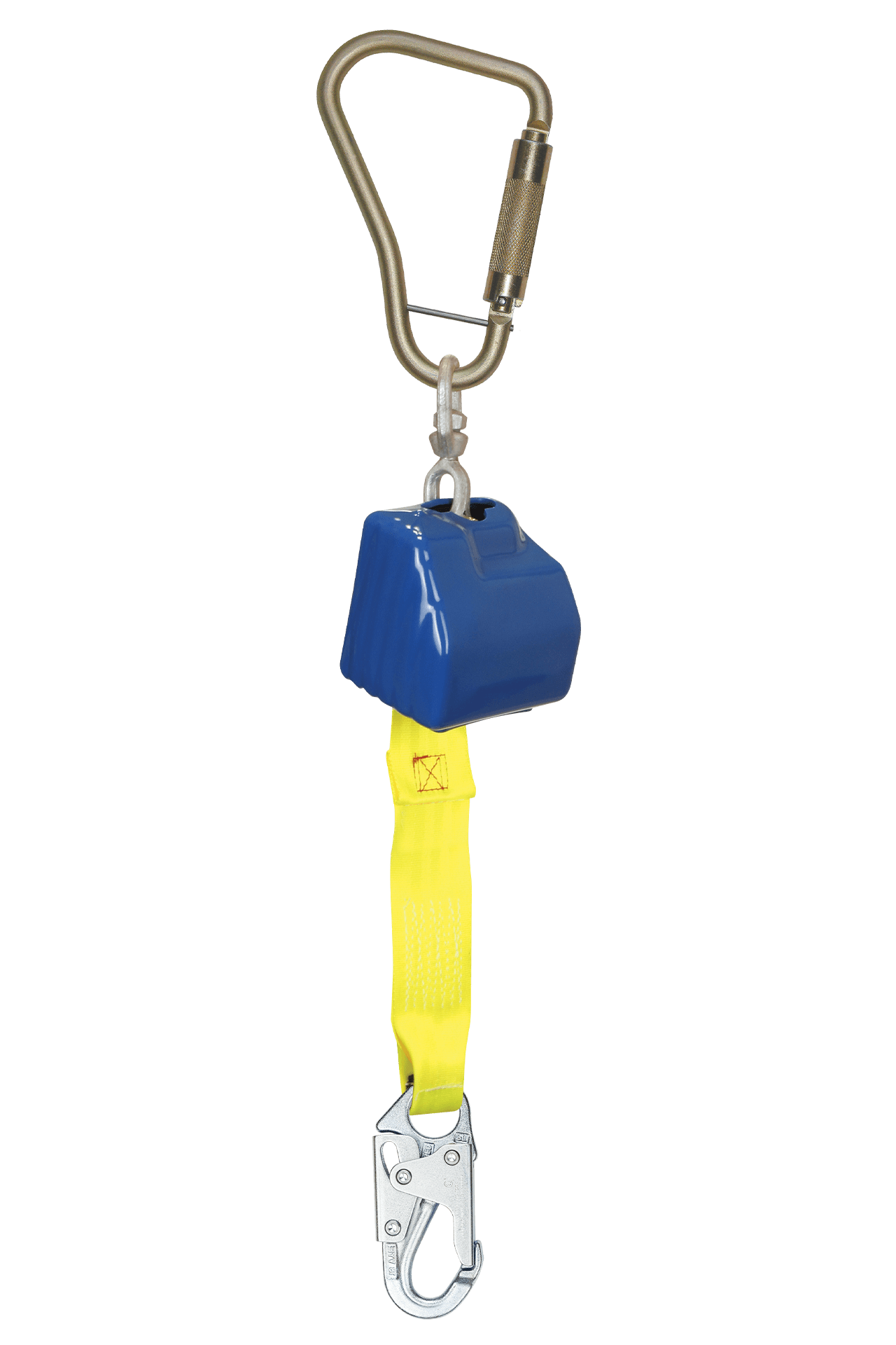 FallTech 8' Web Retractor with Steel Snap Hook Includes Large Size Steel Anchorage Carabiner - 82624