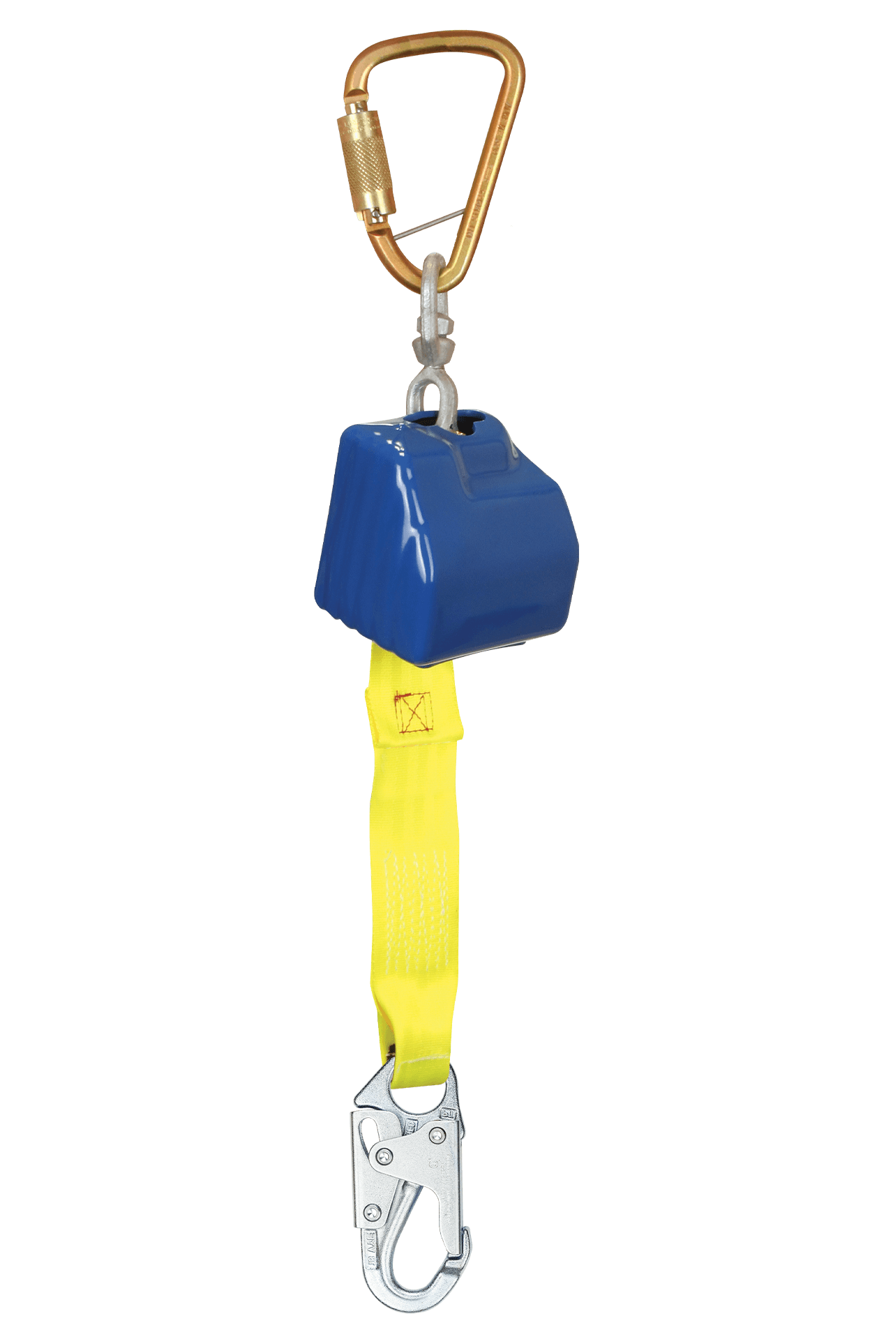 FallTech 8' Web Retractor with Steel Snap Hook Includes Standard Size Steel Anchorage Carabiner - 8262