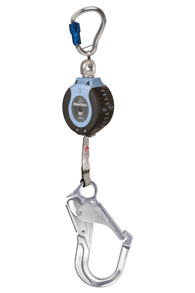 FallTech 6' DuraTech Personal SRL with Aluminum Rebar Hook Includes Aluminum Dorsal Connecting Carabiner - 82706SG5