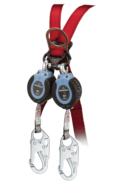FallTech 6' DuraTech Twin-Leg Personal SRL with Steel Snap Hooks - 82706TB1