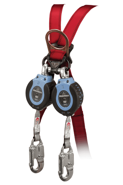 FallTech 6' DuraTech Twin-Leg Personal SRL with Aluminum Snap Hooks - 82706TB4