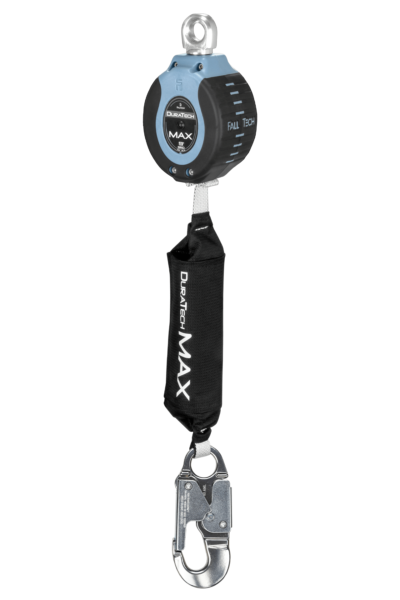 FallTech 9' DuraTech MAX Personal SRL with Aluminum Snap Hook - 82709SA4