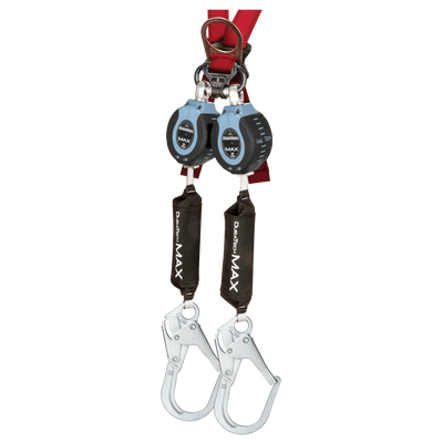 FallTech 9' DuraTech Twin-Leg MAX Personal SRL with Steel Rebar Hooks - 82709TB3