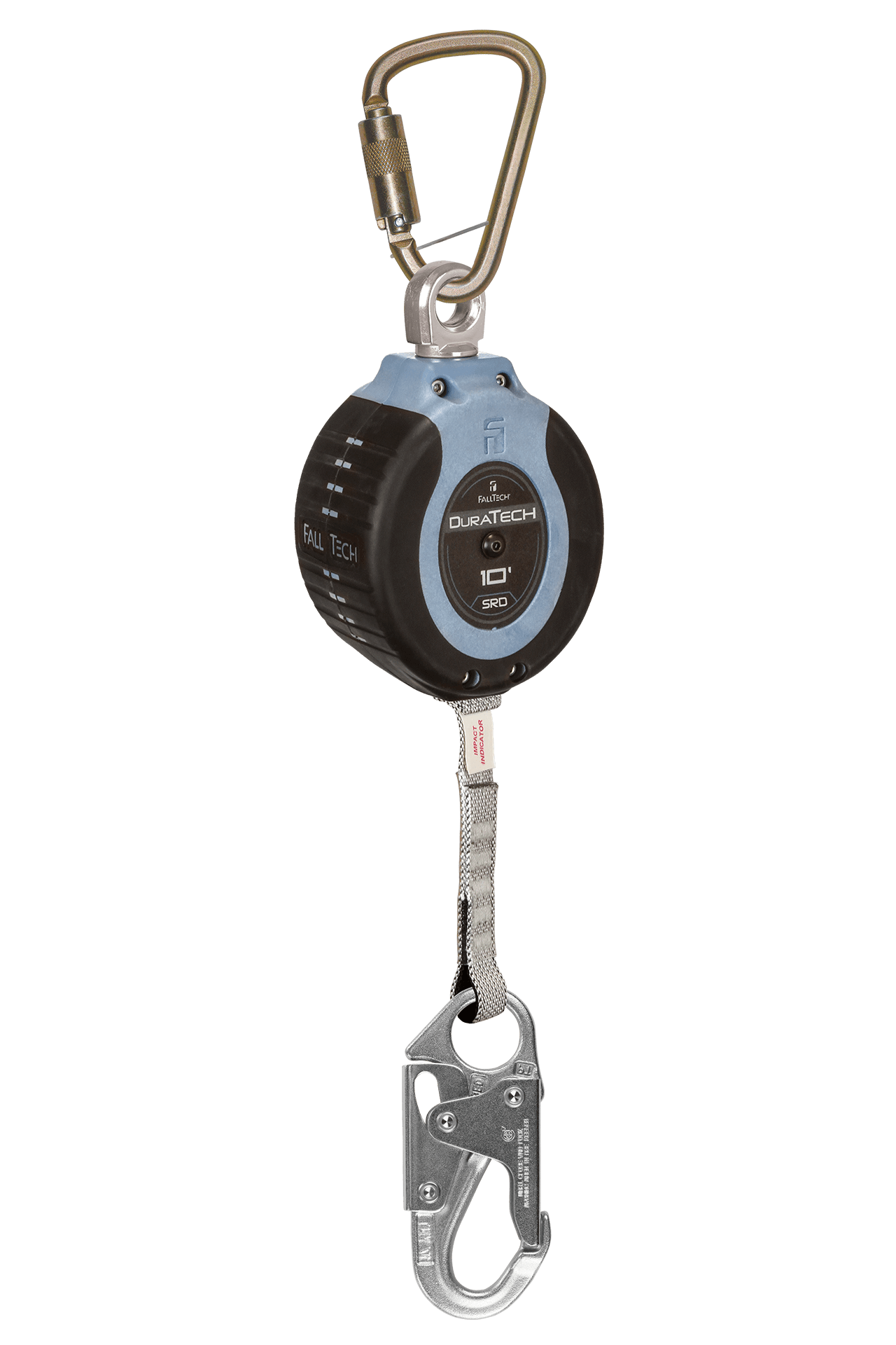 FallTech 10' DuraTech Web SRL with Steel Snap Hook Includes Steel Anchorage Carabiner - 82710SC1