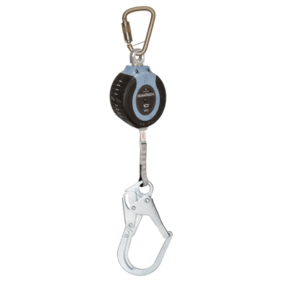 FallTech 10' DuraTech Web SRL with Steel Rebar Hook Includes Steel Anchorage Carabiner - 82710SC3