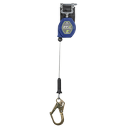 FallTech 8' FT-X Class 2 Single-leg Leading Edge SRL - Steel Mini Rebar Hook - 82808SP0