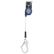 FallTech 8' FT-X Class 2 Single-leg Leading Edge SRL - Steel Rebar Hook - 82808SP3