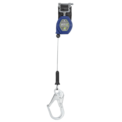 FallTech 8' FT-X Class 2 Single-leg Leading Edge SRL - Steel Rebar Hook - 82808SP3