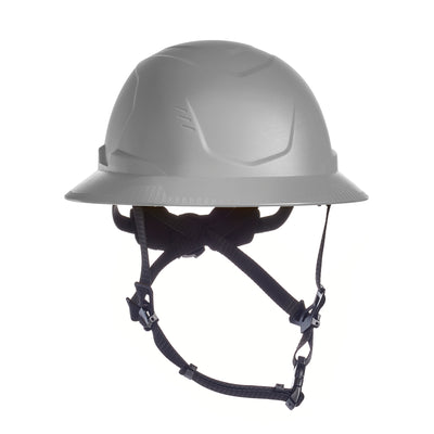 MSA V-Gard H2 Full Brim - Type II Class E Safety Helmet - Non-Vented - Gray - 10250597