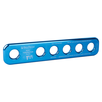 FallTech 10" Rope Termination Plate Aluminum Alloy - 8349