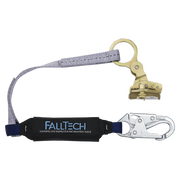 FallTech Hinged Trailing Rope Adjuster with 3' ViewPack Energy Absorbing Lanyard - 8358