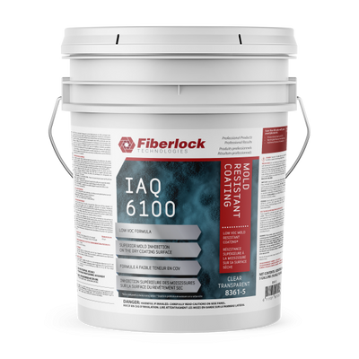 Fiberlock IAQ 6100 - Mold Resistant Coating - Clear - 5G -8361-5