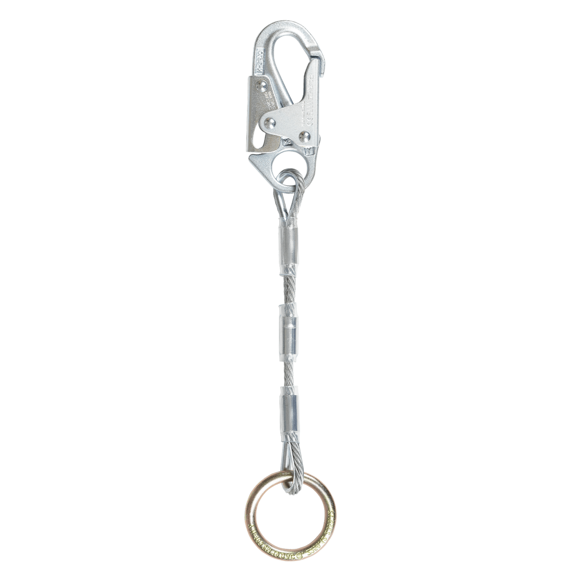 FallTech 18" Cable Dorsal D-ring Extender with Steel Snap Hook - 8366C