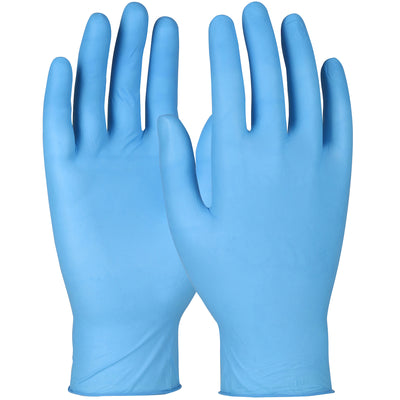 QRP Qualatrile CE Gloves Blue NF Nitrile Glove - Bagged - 1/CS - 84-4