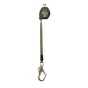 FallTech 8' FT-X EdgeCore Arc Flash Class 2 Leading Edge SRL-P - Replacement-leg with Steel Mini Swivel Rebar Hook - 84008RP0S