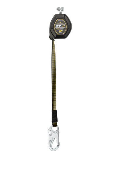 FallTech 8' FT-X EdgeCore Arc Flash Class 2 Leading Edge SRL-P - Replacement-leg with Steel Snap Hook - 84008RP1