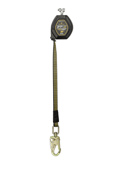 FallTech 8' FT-X EdgeCore Arc Flash Class 2 Leading Edge SRL-P - Replacement-leg with Steel Swivel Snap Hook - 84008RP2