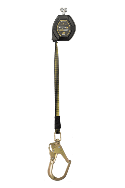 FallTech 8' FT-X EdgeCore Arc Flash Class 2 Leading Edge SRL-P - Replacement-leg with Steel Swivel Rebar Hook - 84008RP3S