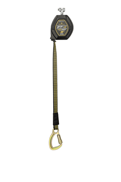 FallTech 8' FT-X EdgeCore Arc Flash Tie-Back Class 2 Leading Edge SRL-P - Replacement-leg with Steel 5k Carabiner - 84008RP8