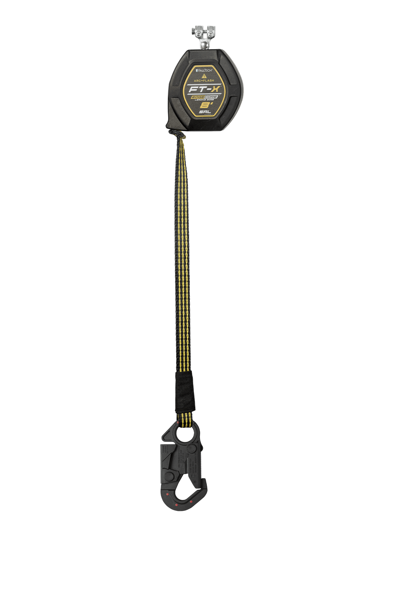 FallTech 8' FT-X EdgeCore Arc Flash Class 2 Leading Edge SRL-P - Replacement-leg with Dielectric Snap Hook - 84008RPD1