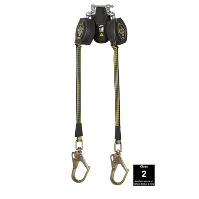 Falltech 2880 FallTech 8' FT-X EdgeCore Arc Flash Class 2 Leading Edge SRL-P - Twin ...