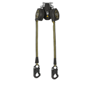 FallTech 8' FT-X EdgeCore Arc Flash Class 2 Leading Edge SRL-P - Twin-leg with Dielectric Snap Hooks - 84008TPD1