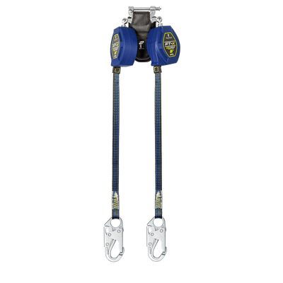 FallTech 6' FT-X Class 2 Twin Leg EdgeCore Leading Edge SRL - Steel Snap Hooks - 84106TP1