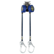 FallTech 6' FT-X Class 2 Twin Leg EdgeCore Leading Edge SRL - Steel Rebar Hooks - 84106TP3