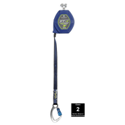 FallTech 8' FT-X EdgeCore Class 2 Leading Edge Personal SRL - Replacement-leg with Aluminum CE Carabiners - 84108RP6