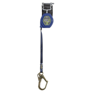 FallTech 8' FT-X Class 2 Single-leg EdgeCore Leading Edge SRL - Steel Mini Rebar Hook - 84108SP0