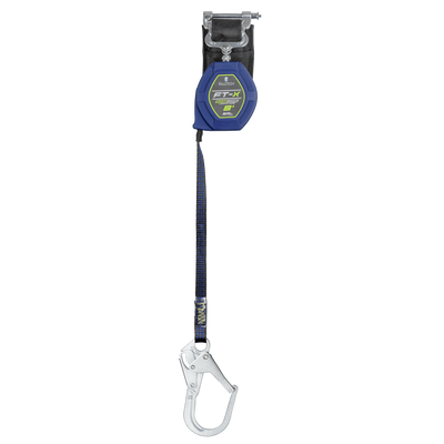 FallTech 8' FT-X Class 2 Single-leg EdgeCore Leading Edge SRL - Steel Rebar Hook - 84108SP3