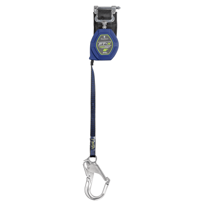 FallTech 8' FT-X Class 2 Single-leg EdgeCore Leading Edge SRL - Aluminum Rebar Hook - 84108SP5
